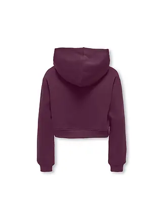 ONLY | Sweat pour fille KOGSWEAT LIFE | dunkelrot